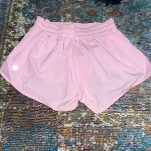 Neon Pink Lululemon Hotty Hot Shorts